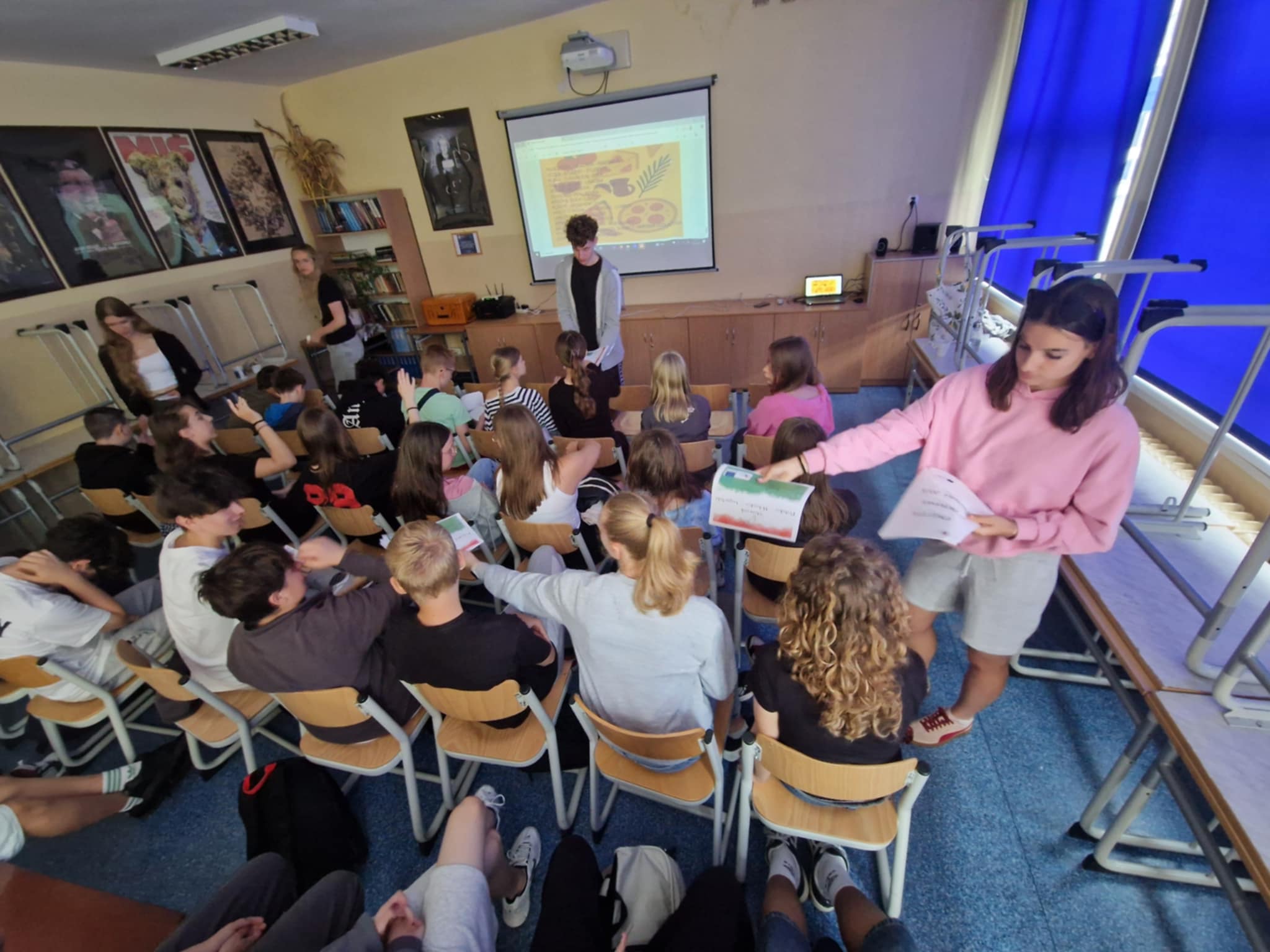 Erasmus + prezentacja efektów w SP51 w Gdyni